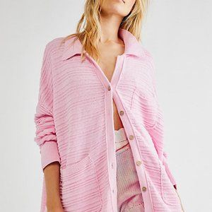 FREE PEOPLE Day Dreaming Knit Cardigan XS Petals